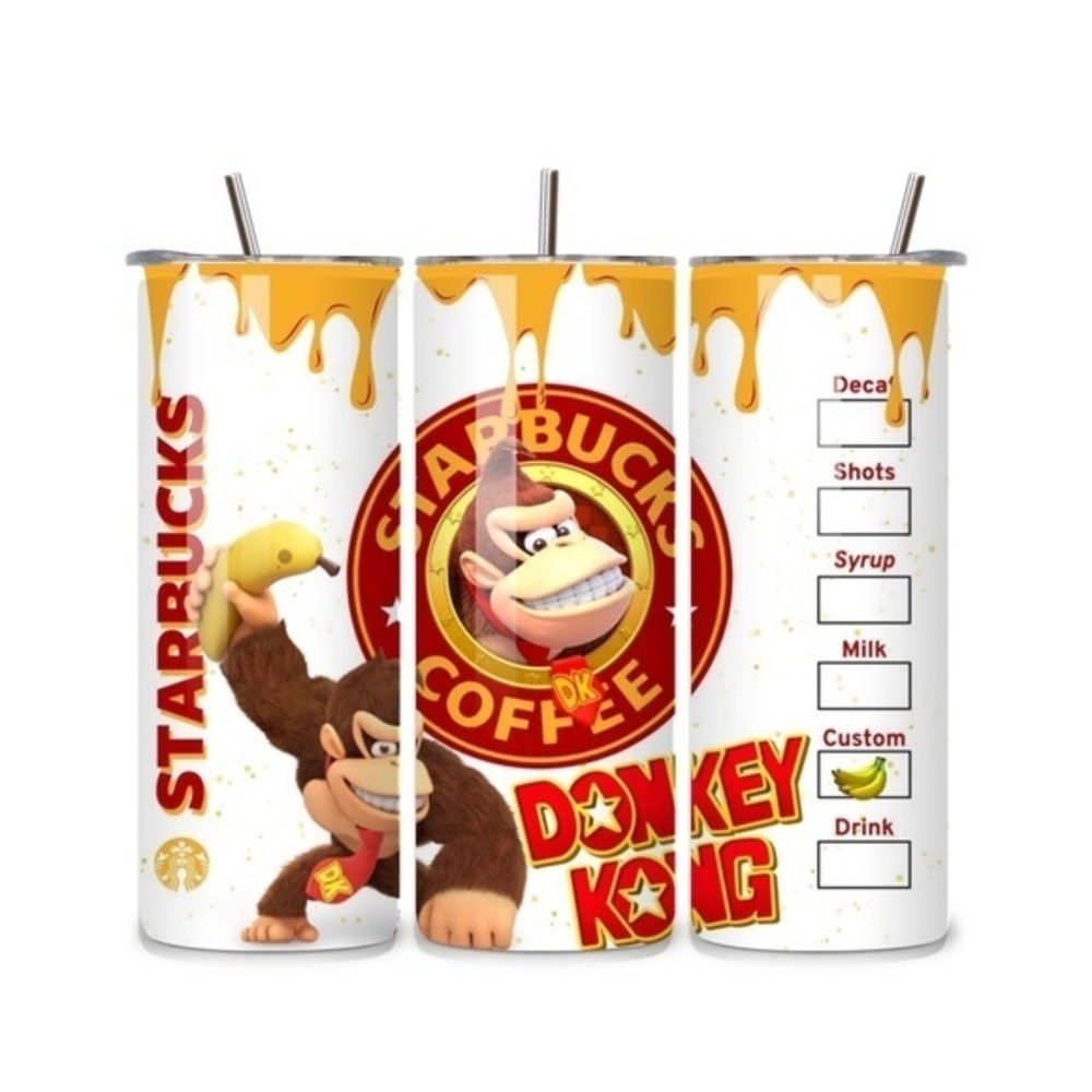 Donkey Kong 20oz Stainless Steel Tumbler